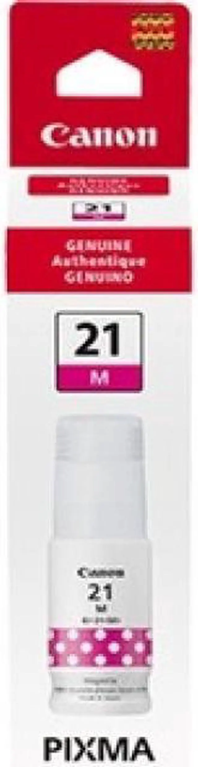 Alt view image 2 of 12 - Canon GI-21 Magenta Ink Tank 4538C001