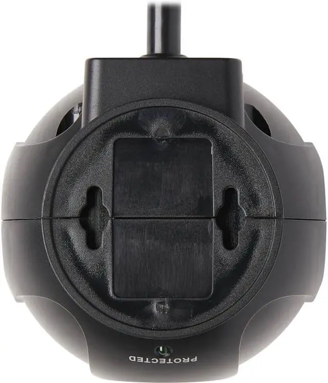 Alt view image 2 of 10 - Tripp Lite 3-Outlets 4 USB Spherical Surge Protector Black TLP36USB
