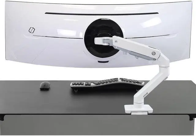 Alt view image 6 of 10 - Ergotron Mounting Pivot for Curved Screen Display Mounting Arm White 98540216