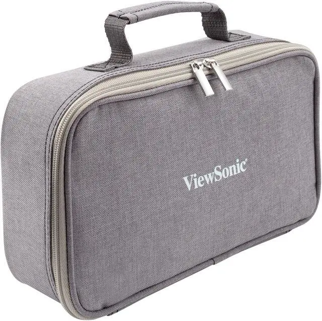Alt view image 11 of 18 - ViewSonic PJ-CASE-010 Zipped Soft Padded Carrying Case for M1 Projector Gray