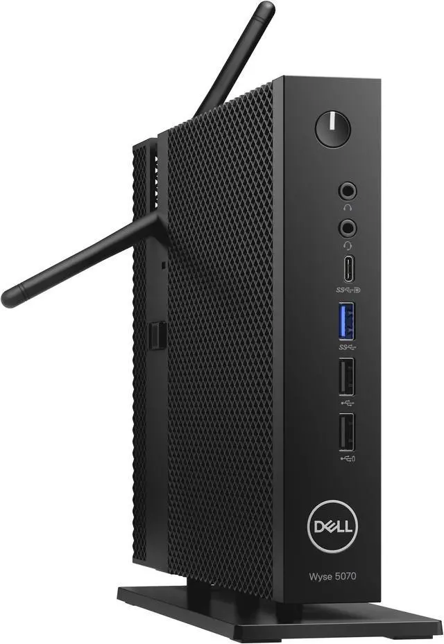 Main image of Wyse WYSE 5070 T-CLNT PENT 4-J5005 8GB 64GB SSD NO WLS W10 IOT RS5 65W 3RP95