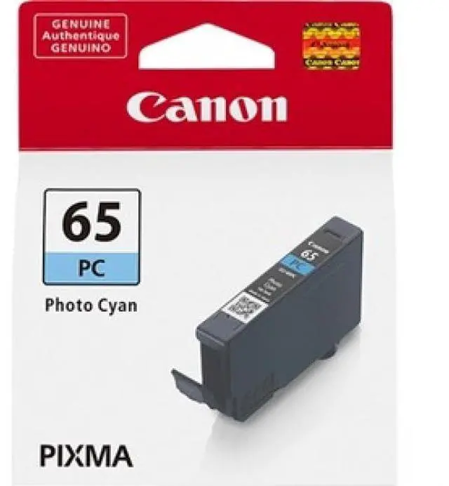 Alt view image 3 of 15 - Canon CLI-65 Photo Cyan Ink Tank for PIXMA Pro-200 Printer #4220C002