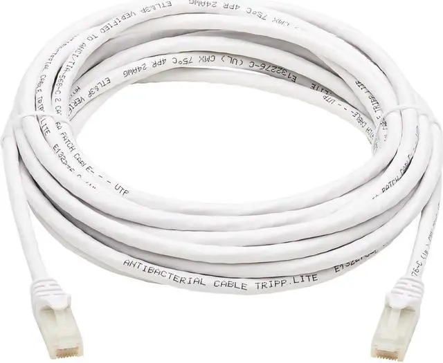 Alt view image 4 of 14 - CAT6A ETHERNET CABLE ANTIBACTERIAL 20FT
