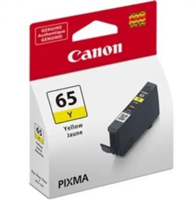 Alt view image 4 of 14 - Canon CLI-65 Yellow Ink Tank for PIXMA Pro-200 Printer #4218C002