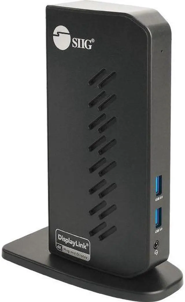Main image of SIIG AC JUDK0L11S1 Dual Video Full HD HDMI Video Docking Station Brown Box