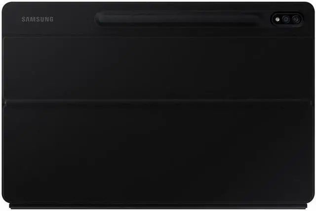 Alt view image 4 of 20 - Samsung Galaxy Tab S7+ Book Cover Keyboard - EF-DT970UBEGUJ Black