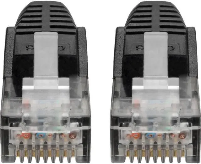 Alt view image 11 of 20 - Tripp Lite N201-06N-BK Premium Cat6 Gigabit Snagless Molded Utp Patch Cable, 24 Awg, 550 Mhz/1 Gbps (Rj45 M/M) , Black, 6 In. - Patch Cable - Rj-45 (M) To Rj-45 (M) - 5.9 In - Utp - Cat 6 - Ieee 802.