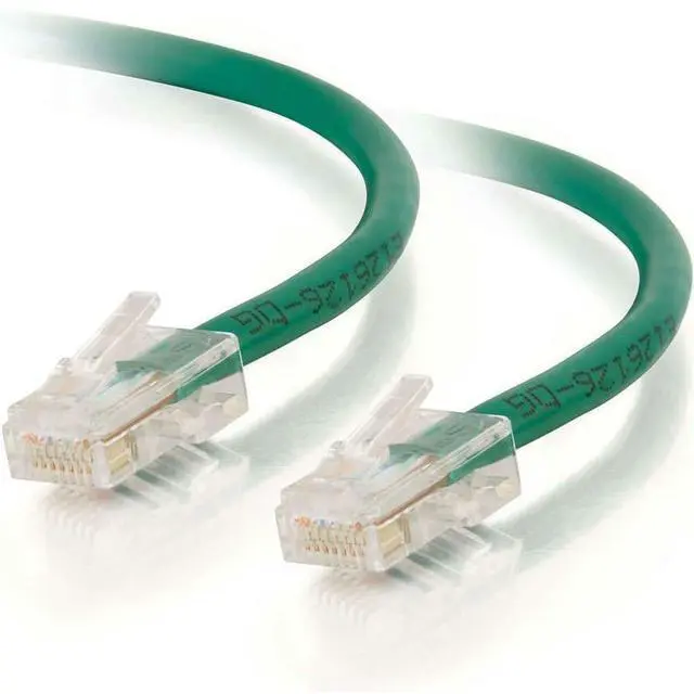 Alt view image 2 of 4 - C2G 04129 Cat6 Cable - Non-Booted Unshielded Ethernet Network Patch Cable, Green (3 Feet, 0.91 Meters)