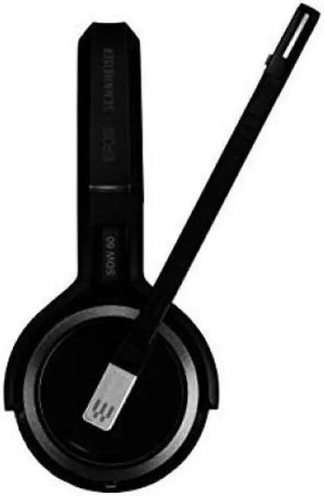 Alt view image 2 of 14 - EPOS Sennheiser SDW 60 HS 1000633 Binaural On-Ear DECT Wireless Headset Black