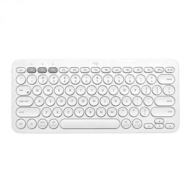 Alt view image 5 of 20 - Logitech K380 Multi-Device Bluetooth Keyboard for MAC -Off White