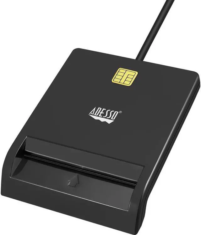 Alt view image 4 of 16 - ADESSO SCR-100 ADESSO TAA CAC USB SMART CARD READER, WORKS FOR WINDOWS AND MAC