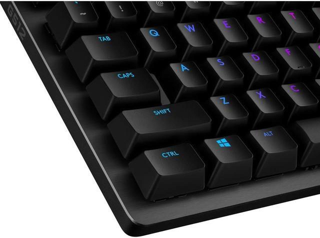 Alt view image 5 of 16 - logitech g512 carbon rgb mechanical gaming keyboard (gx blue clicky)