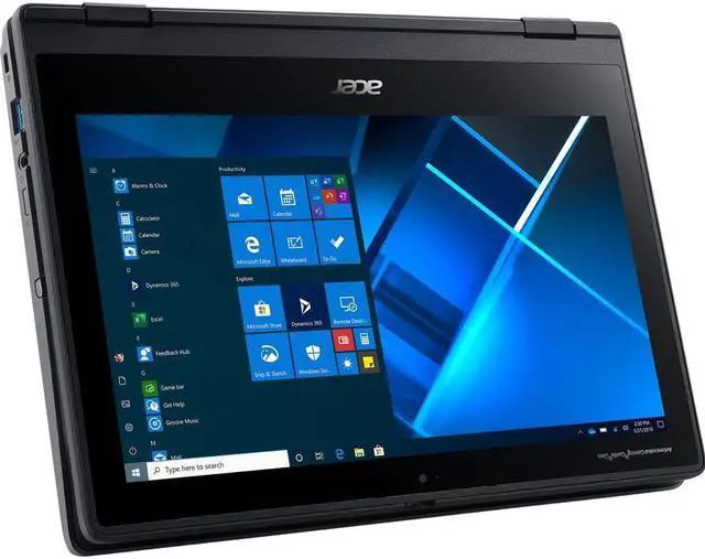 Alt view image 7 of 9 - Acer TravelMate Spin B311R-31 11.6" Touchscreen Laptop N4120 4GB 128GB W10P EDU