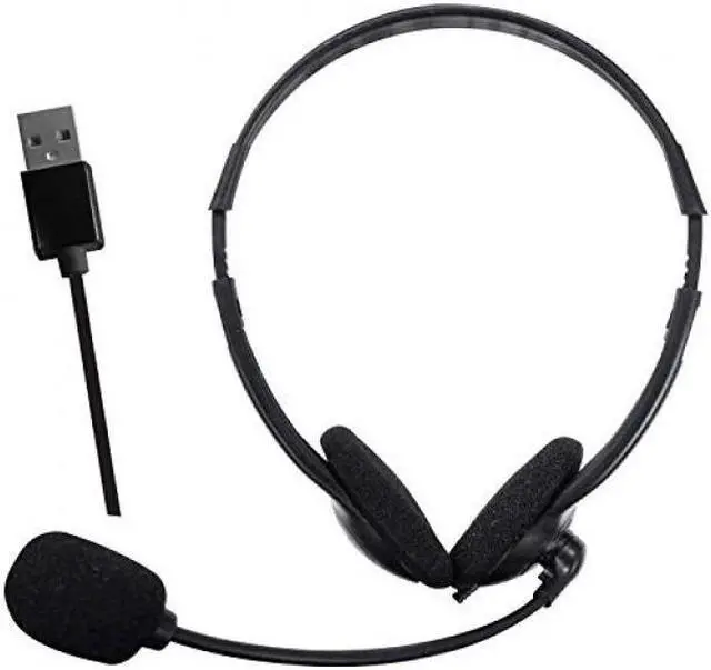 Alt view image 5 of 7 - Maxell HP-BM6 USB Headset with Boom Mic and Volume Control
