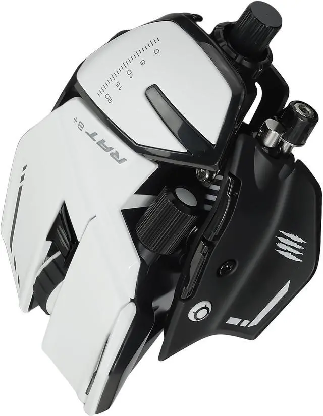 Alt view image 7 of 16 - MAD CATZ R.A.T. 8+ Optical Gaming Mouse - White (MR05DCAMWH00)