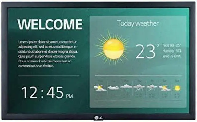Alt view image 2 of 10 - LG 22SM3G-B Black 22" (Actual size 21.5") 14ms 1920 x 1080 webOS Small-Sized Display 1000:1 Built-in Speaker