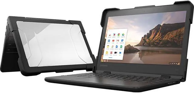 Alt view image 4 of 10 - Max Cases Black EdgeProtect for HP Chromebook 14" G5 (Black) Model HP-E-CBCG5-14-BLK