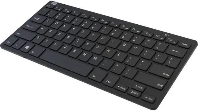 Alt view image 5 of 18 - Adesso Bluetooth Wireless SlimTouch Mini Keyboard WKB1100BB