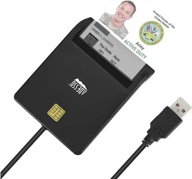 Alt view image 5 of 16 - ADESSO SCR-100 ADESSO TAA CAC USB SMART CARD READER, WORKS FOR WINDOWS AND MAC