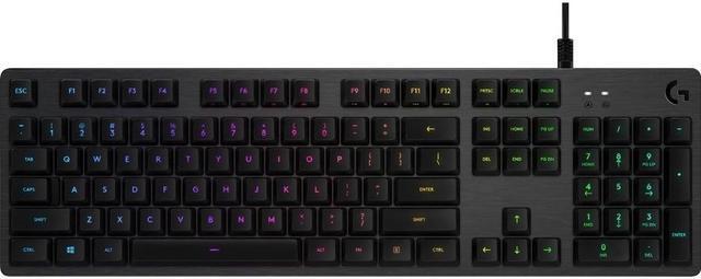 Alt view image 8 of 16 - logitech g512 carbon rgb mechanical gaming keyboard (gx blue clicky)