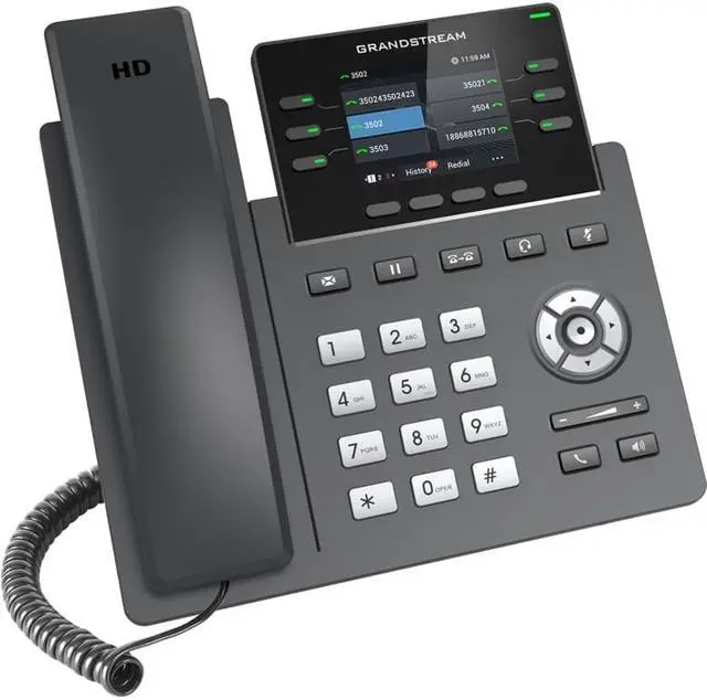 Alt view image 6 of 8 - Grandstream GRP2613 3-Line Gigabit IP Phone
