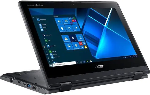 Alt view image 5 of 9 - Acer TravelMate Spin B311R-31 11.6" Touchscreen Laptop N4120 4GB 128GB W10P EDU