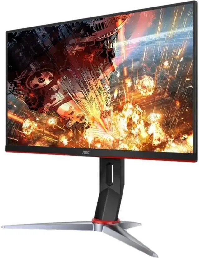 Alt view image 5 of 8 - AOC 24G2E 24" (23.8" Viewable) 16:9 Full HD 144Hz IPS Gaming Monitor with AMD FreeSync Premium, Black