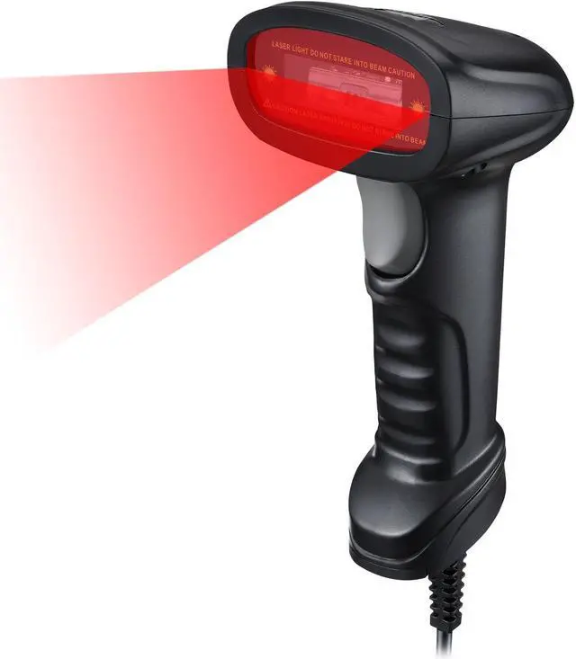 Alt view image 6 of 13 - Adesso NuScan 1600U 1D Handheld CCD Wired USB Barcode Scanner NUSCAN1600U