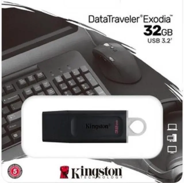 Alt view image 11 of 20 - Kingston 32GB DataTraveler Exodia USB 3.2 Gen 1 Flash Drive (DTX/32GB)