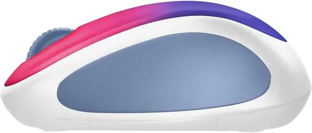 Alt view image 4 of 10 - Logitech Design Collection 910-005840 Blue 3 Buttons 1 x Wheel USB RF Wireless Optical Mouse, Blue Blush