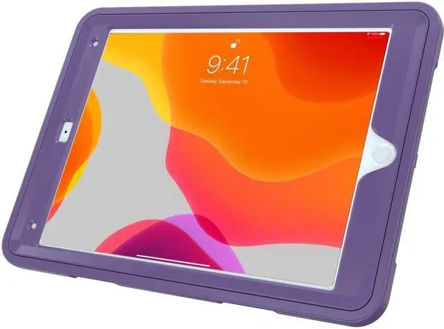 Alt view image 4 of 11 - CTA Digital 360 Protective Case for Select 10.2 and 10.5 iPad Models Purple