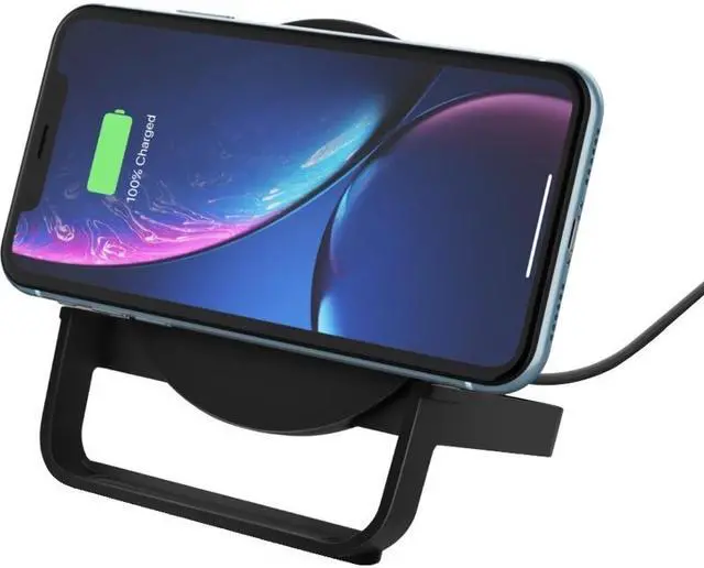 Alt view image 7 of 20 - Belkin Boost Charge 10W Qi Certified Wireless Fast Charging Pad for iPhone or Android, Charge Your Devices Ultra-Fast to Get You Back to What's Important, Black