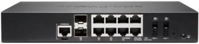 Alt view image 2 of 4 - SonicWall TZ570P Network Security/Firewall Appliance - 10 Port - 10/100/1000Base-T - 5 Gigabit Ethernet - DES, 3DES, MD5, SHA-1, AES (128-bit), AES (192-bit), AES (256-bit) - 10 x RJ-45 - 2 Total Expa