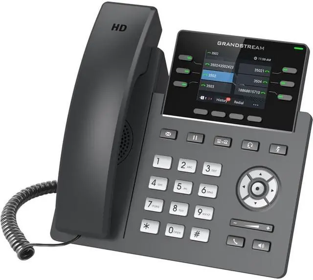 Alt view image 5 of 8 - Grandstream GRP2613 3-Line Gigabit IP Phone