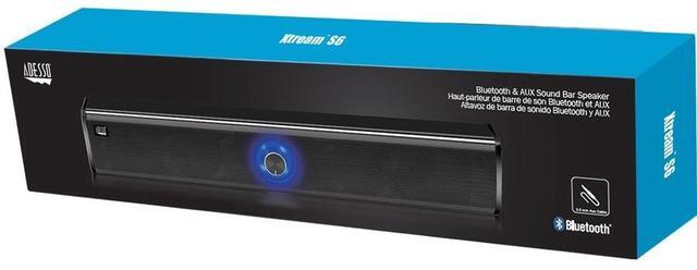 Alt view image 4 of 19 - Adesso Speaker Xtream S6 10Wx2 Bluetooth Wired dual mode Sound Bar Speaker RTL