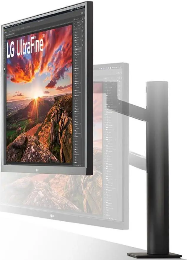 Alt view image 10 of 20 - LG 27" IPS UHD IPS Monitor for Business with Ergonomic Stand 5 ms FreeSync (AMD Adaptive Sync) HDMI, DisplayPort, USB, Audio Flat Panel UltraFine 27BN88U-B