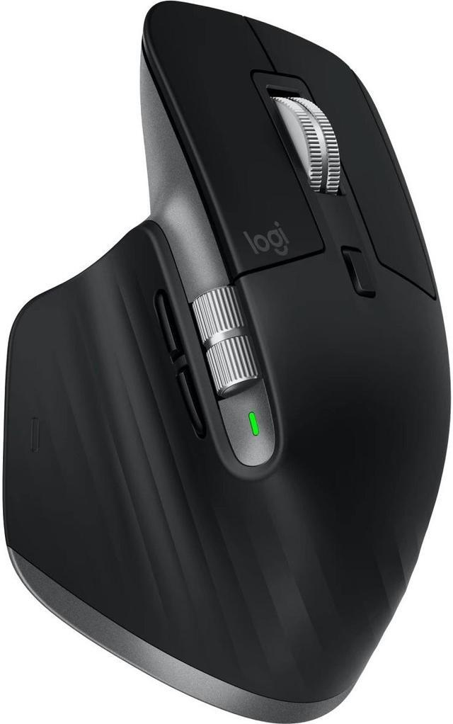 Alt view image 12 of 20 - Logitech MX Master 3 – Advanced Wireless Mouse for Mac, Ultrafast Scrolling, Ergonomic Design, 4000 DPI, Customisation, USB-C, Bluetooth, MacBook Pro,Macbook Air,iMac, iPad Compatible - Space Grey