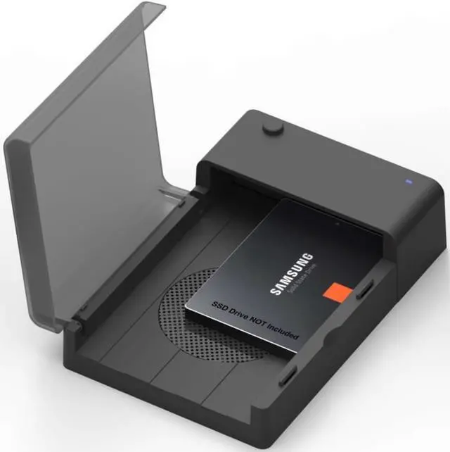 Alt view image 20 of 20 - Sabrent USB 3.0 to SATA Hard Drive Docking Station with Cooling Fan (EC-DFFN)