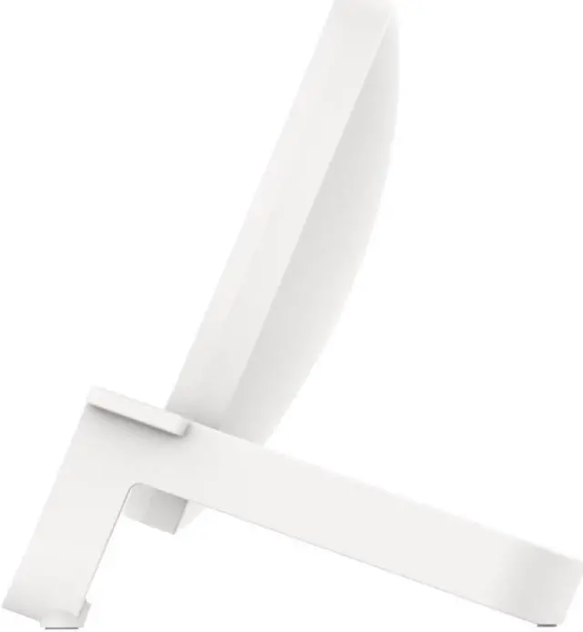 Alt view image 7 of 20 - BELKIN WIB001ttWH BOOST CHARGE White Wireless Charging Stand 10W