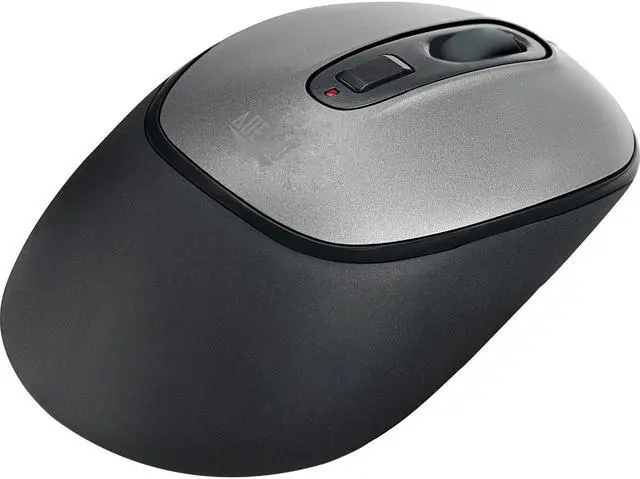 Alt view image 3 of 20 - Adesso iMouse A10 Antimicrobial 1600dpi 2.4GHz Wireless Mouse - Black/Silver