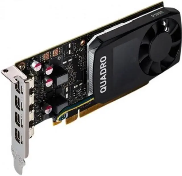 Alt view image 2 of 8 - PNY Quadro P1000 4GB GDDR5 Low-profile Graphic Card VCQP1000V2SB