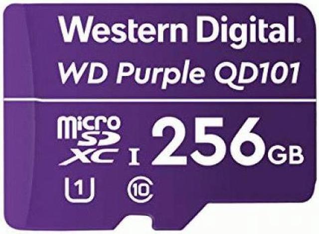 Alt view image 4 of 20 - WD Purple WDD256G1P0C 256 GB Class 10/UHS-I U1 microSDXC