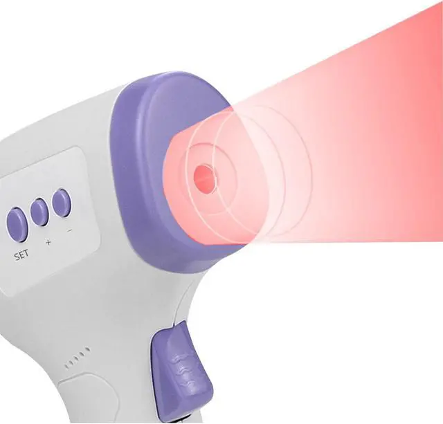 Alt view image 5 of 13 - Adesso PPE-200 Non-Contact Infrared Forehead Thermometer