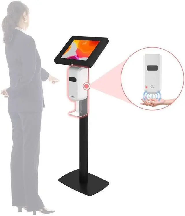Alt view image 4 of 20 - CTA Digital POS Terminal Stand for 9.7" to 11" Tablet, Black PADCSTTB