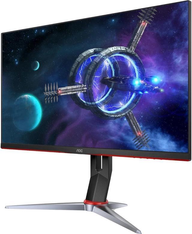 Alt view image 7 of 12 - AOC 27G2E 27" 16:9 Full HD 1920 x 1080 144Hz IPS Gaming Monitor with FreeSync, Black & Red