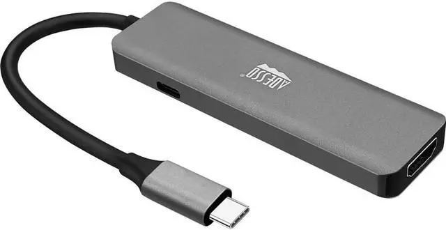 Alt view image 6 of 20 - Adesso 6-in-1 USB-C Multi-Port Docking Station TAA Compliant AUH4020