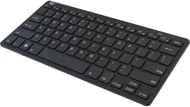 Alt view image 6 of 18 - Adesso Bluetooth Wireless SlimTouch Mini Keyboard WKB1100BB