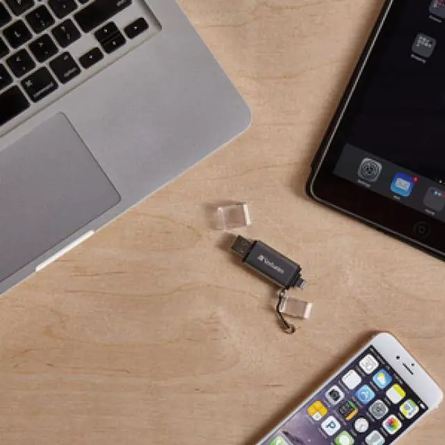 Alt view image 15 of 20 - VERBATIM ISTORE N GO DUAL USB FLASH DRIV