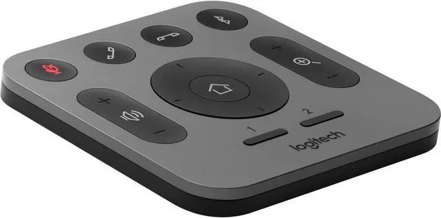 Alt view image 6 of 10 - Logitech 993-001389 RF Wireless Replacement Remote for MeetUp Conference Camera - Gray