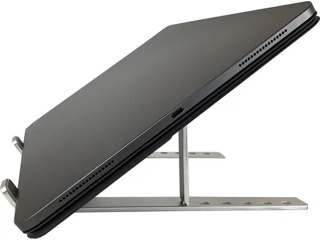 Alt view image 6 of 11 - Amer Networks Foldable NB Laptop Tablet Stand For Laptop Size Tablets Phones